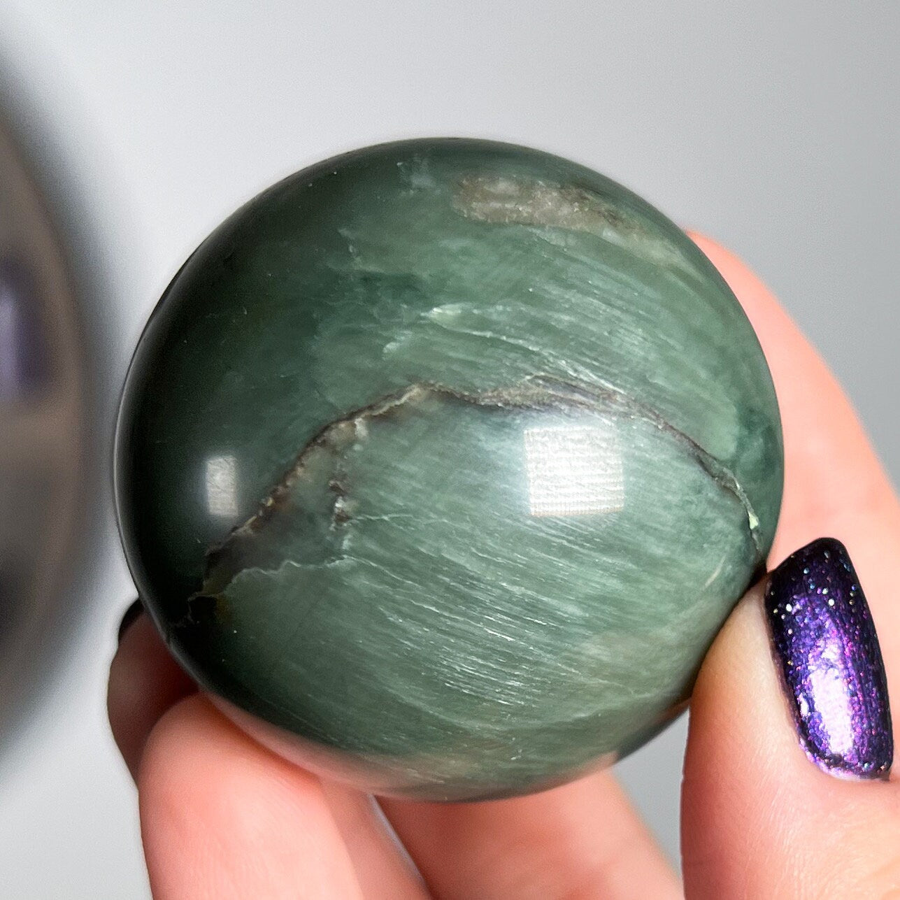 Green Seraphinite Sphere