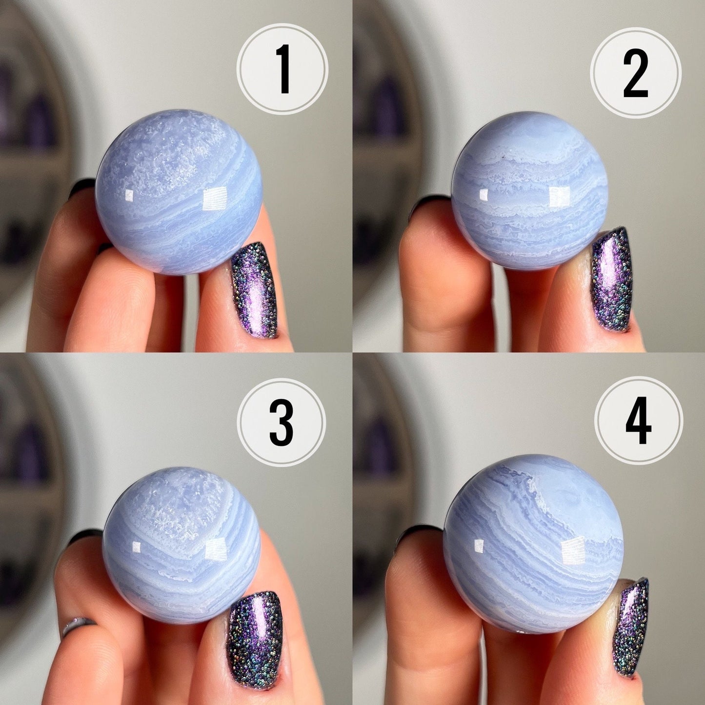 Blue Lace Agate Sphere