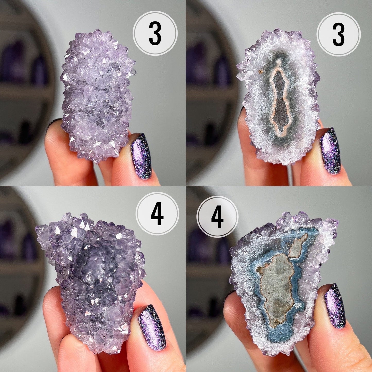 Amethyst Stalactite Rosette