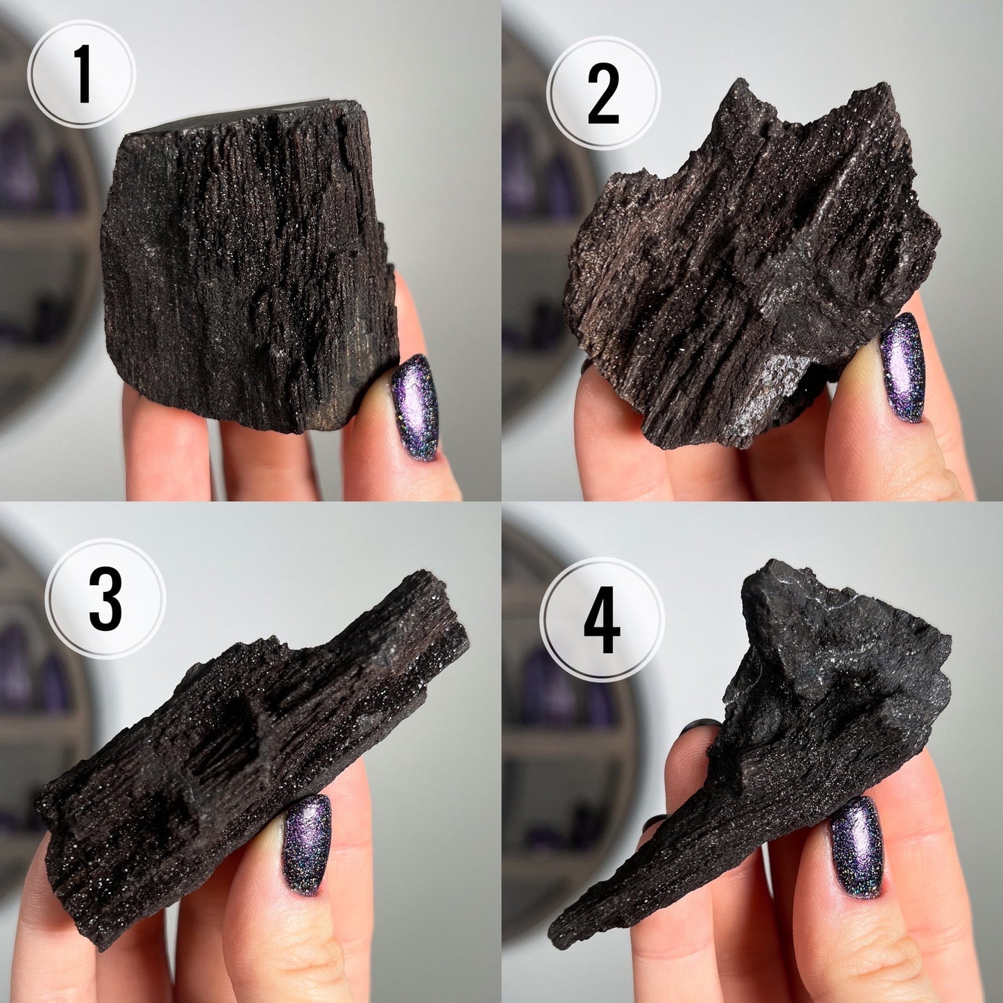 Fossilized Druzy Wood