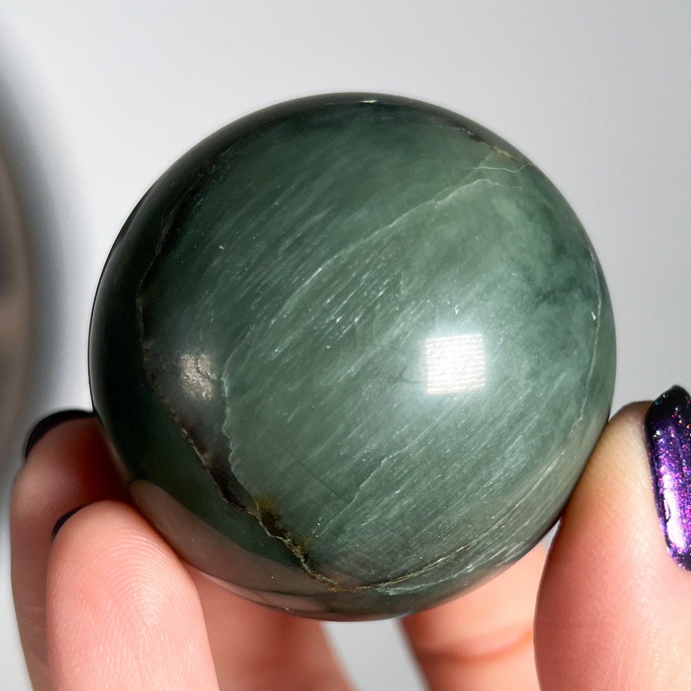 Green Seraphinite Sphere