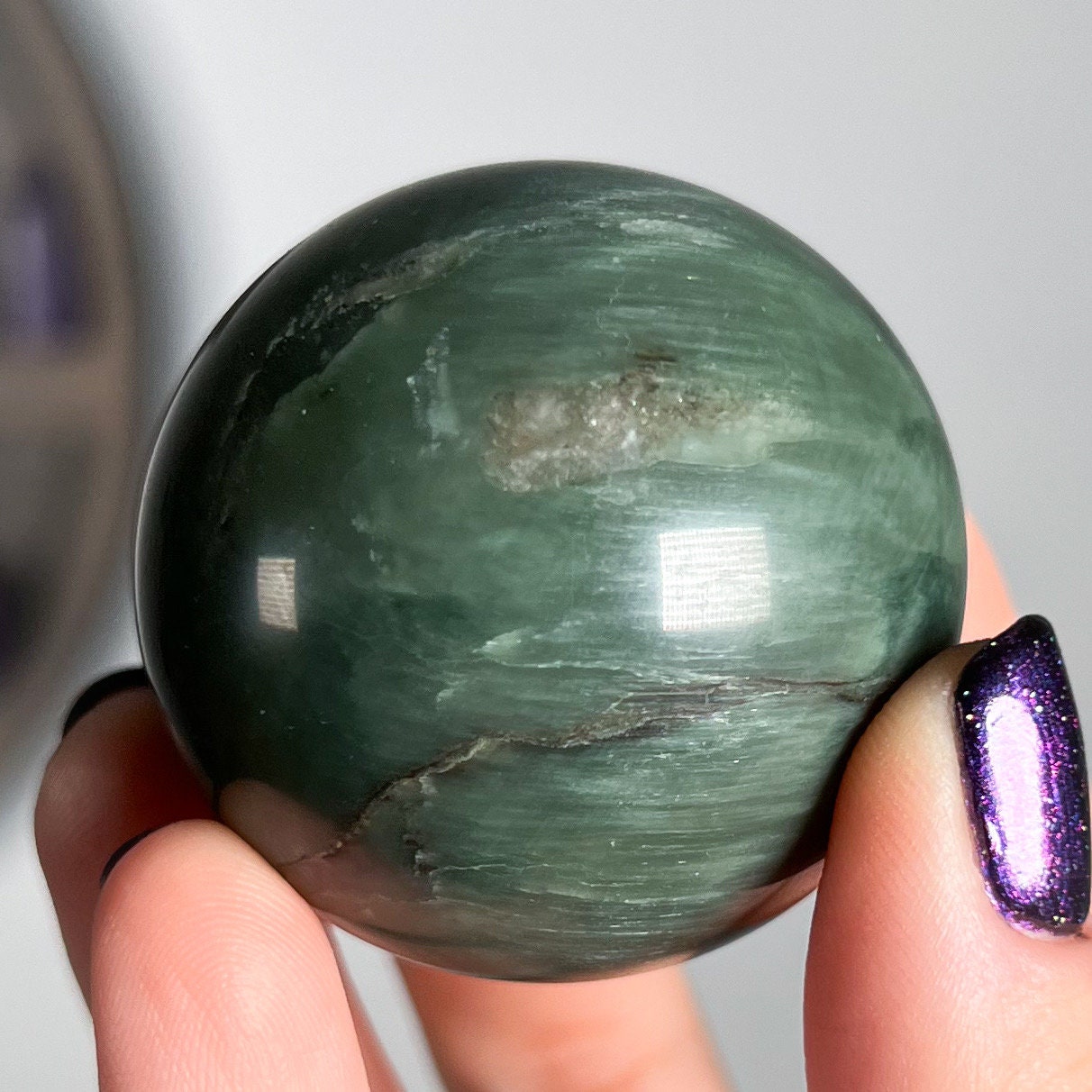 Green Seraphinite Sphere