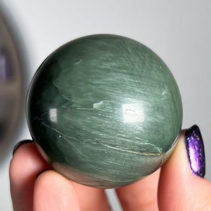 Green Seraphinite Sphere