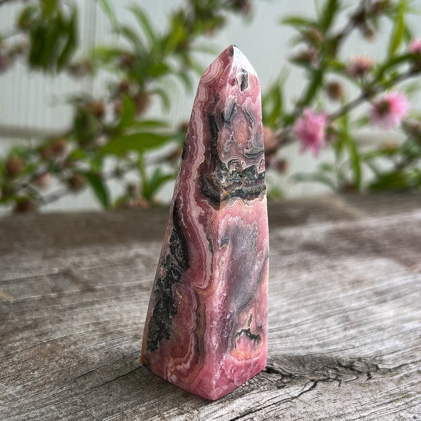 Rhodochrosite Point