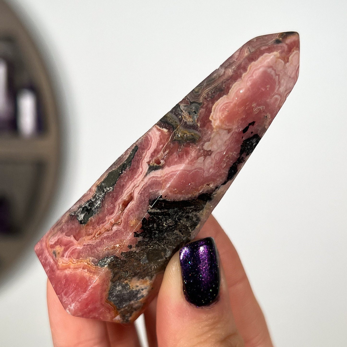 Rhodochrosite Point