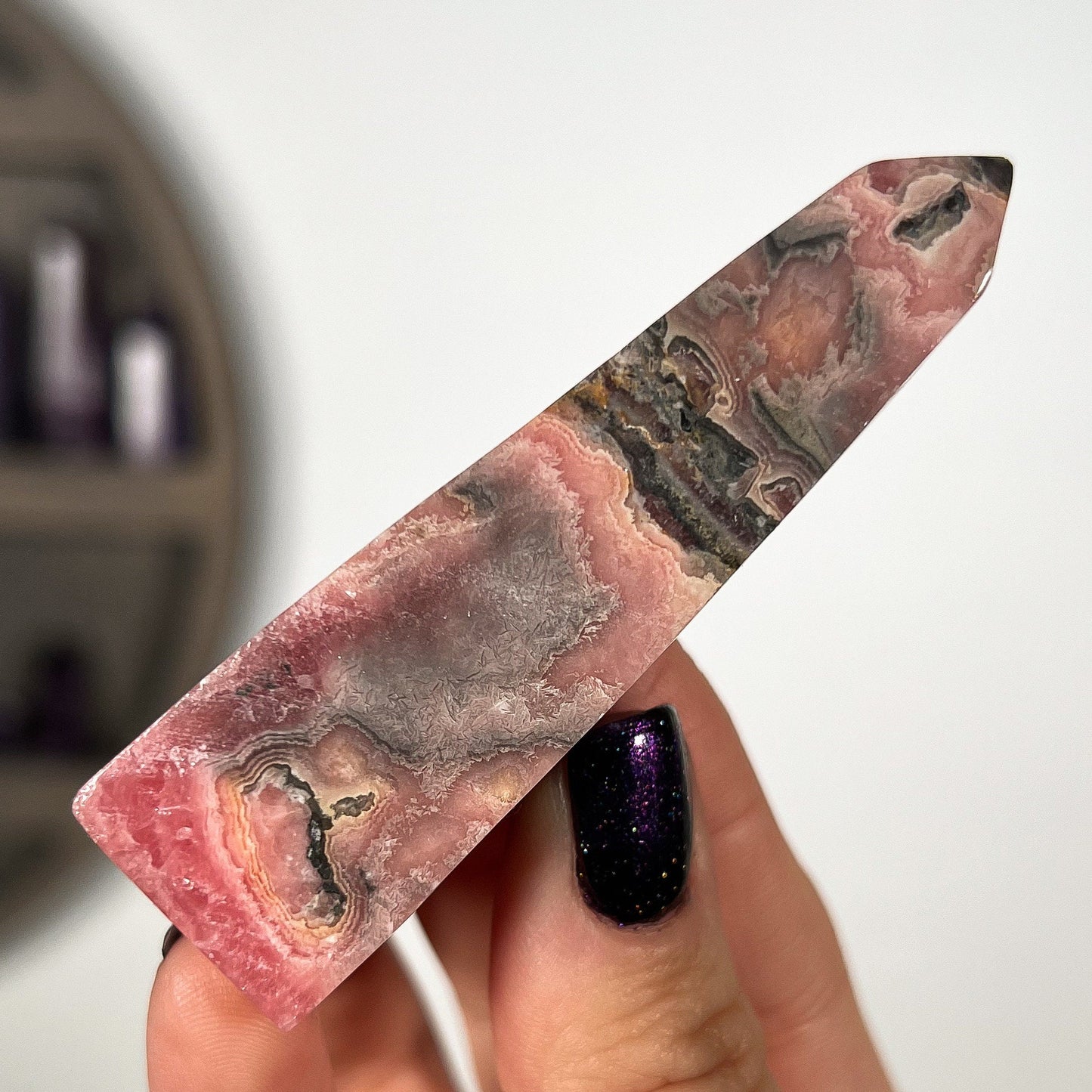 Rhodochrosite Point
