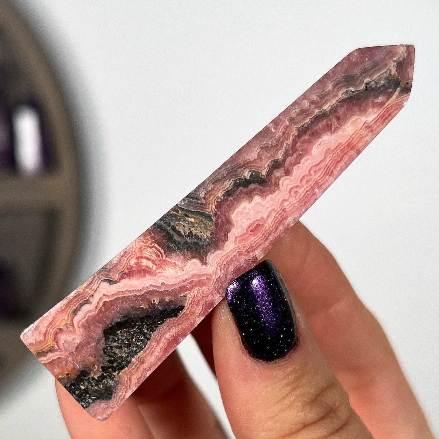 Rhodochrosite Point
