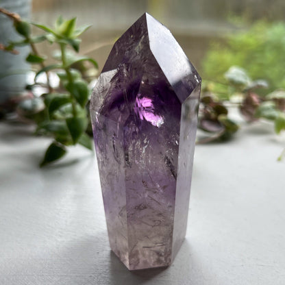 Brazilian Phantom Amethyst Tower