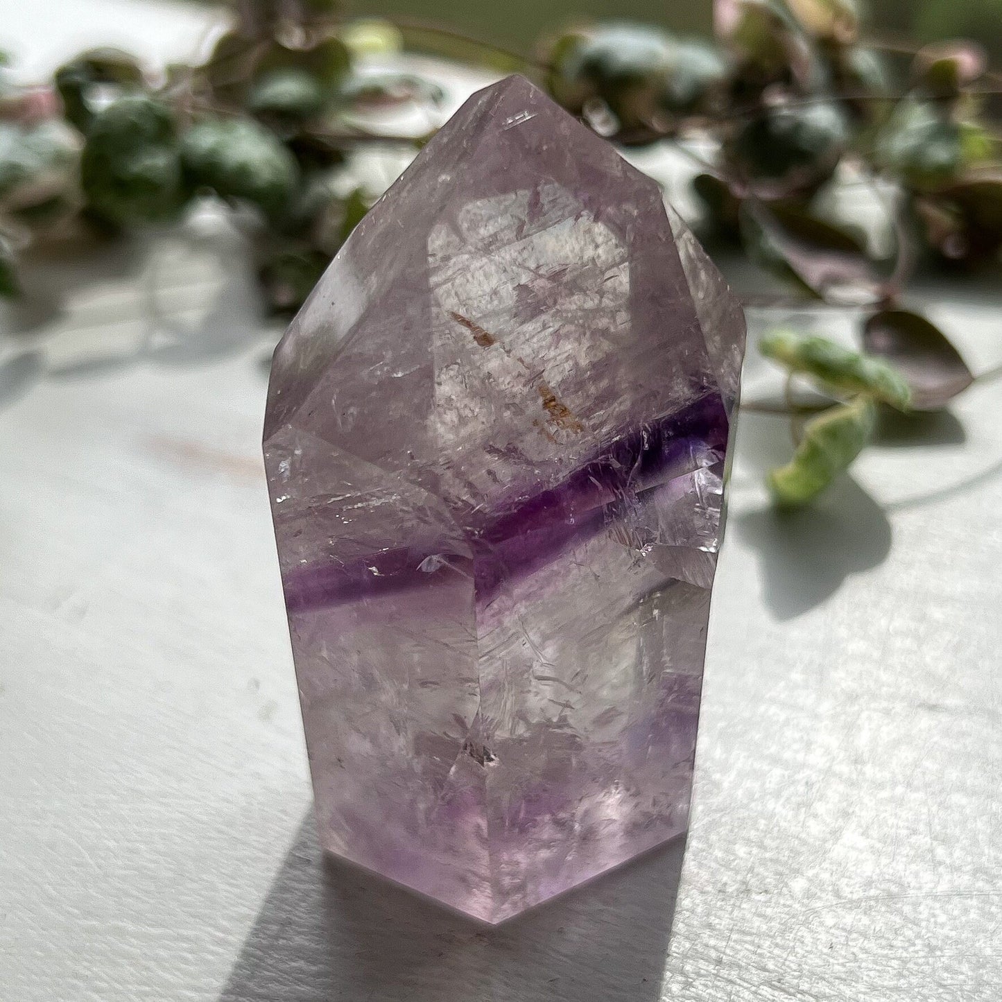 Brazilian Phantom Amethyst Tower