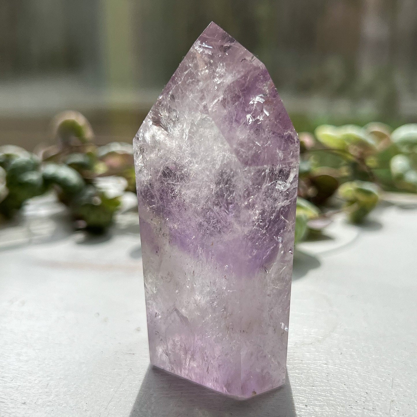 Brazilian Phantom Amethyst Tower