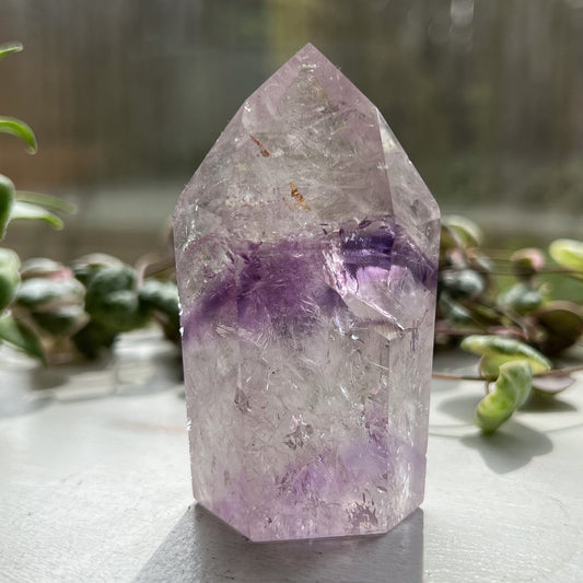 Brazilian Phantom Amethyst Tower