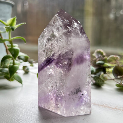Brazilian Phantom Amethyst Tower