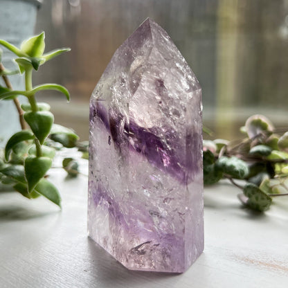 Brazilian Phantom Amethyst Tower