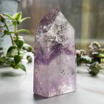 Brazilian Phantom Amethyst Tower