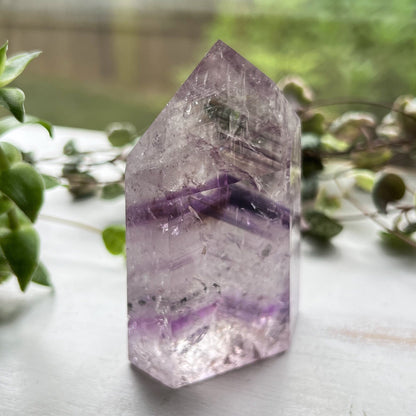 Brazilian Phantom Amethyst Tower