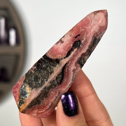 Rhodochrosite Point