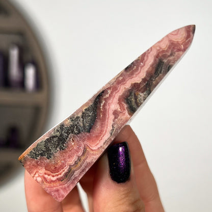 Rhodochrosite Point