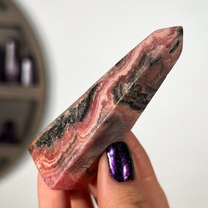 Rhodochrosite Point