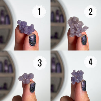 Grape Agate Crystal Specimen
