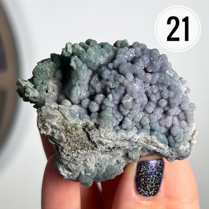 Grape Agate Crystal Specimen