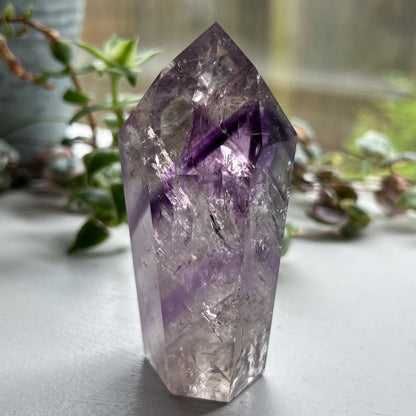 Brazilian Phantom Amethyst Tower
