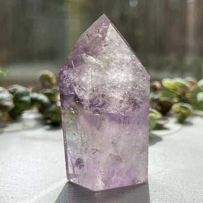 Brazilian Phantom Amethyst Tower
