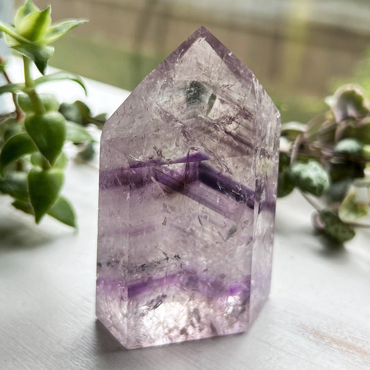 Brazilian Phantom Amethyst Tower