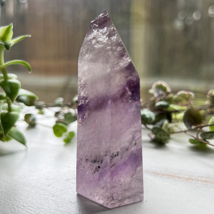 Brazilian Phantom Amethyst Tower