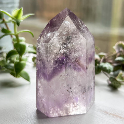 Brazilian Phantom Amethyst Tower