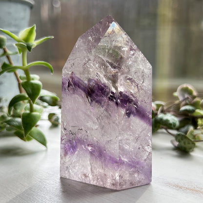 Brazilian Phantom Amethyst Tower