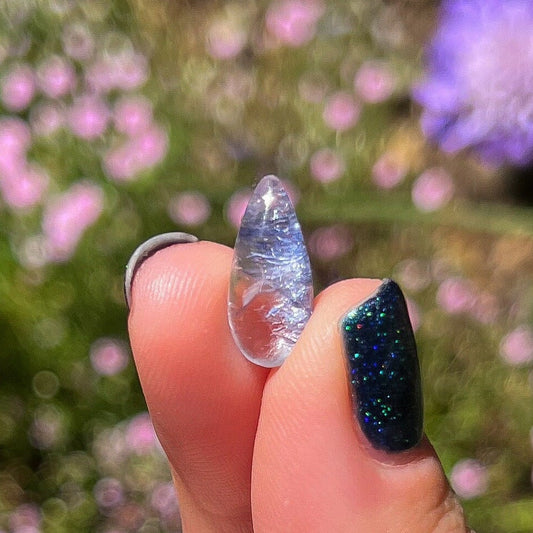 Blue Dumortierite Quartz Teardrop