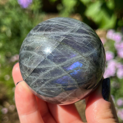 Purple Pink Labradorite Sphere