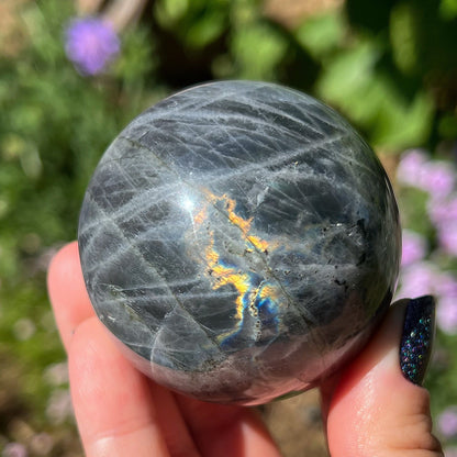 Purple Pink Labradorite Sphere