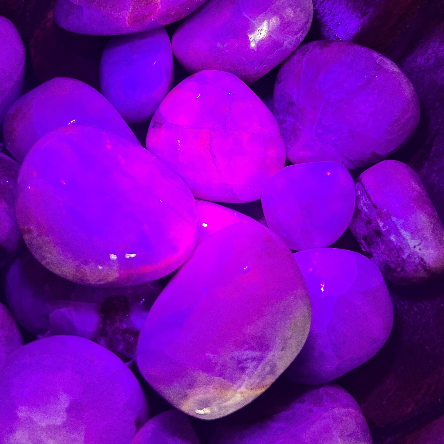 Purple Hackmanite Tumbles