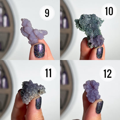 Grape Agate Crystal Specimen