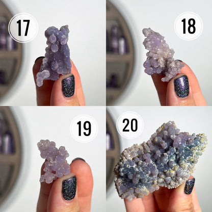 Grape Agate Crystal Specimen