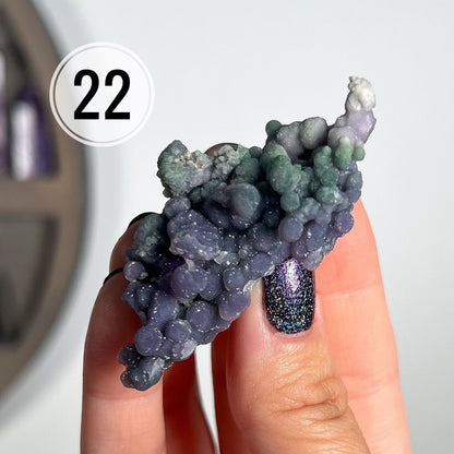 Grape Agate Crystal Specimen