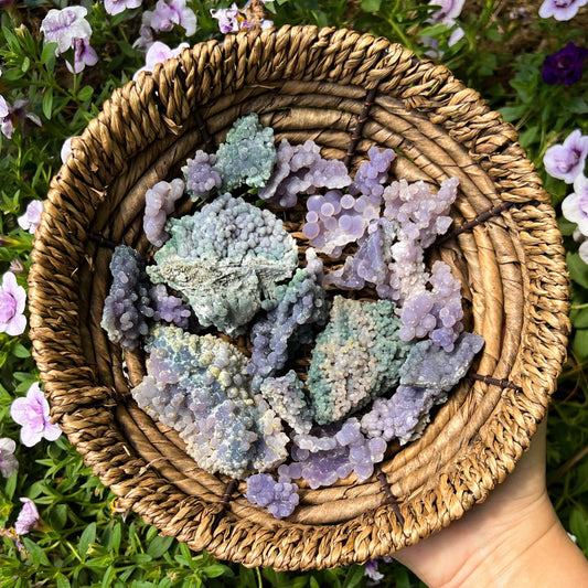 Grape Agate Crystal Specimen