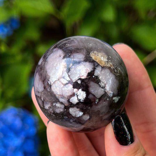 Gem Grade Lepidolite Sphere