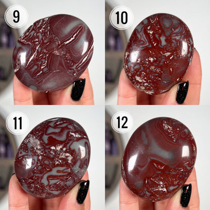 Rosetta Jasper Palm Stones