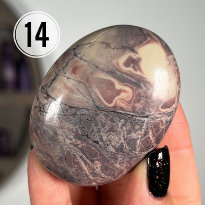Porcelain Jasper Palm Stones
