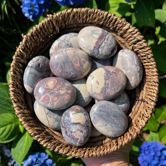 Porcelain Jasper Palm Stones