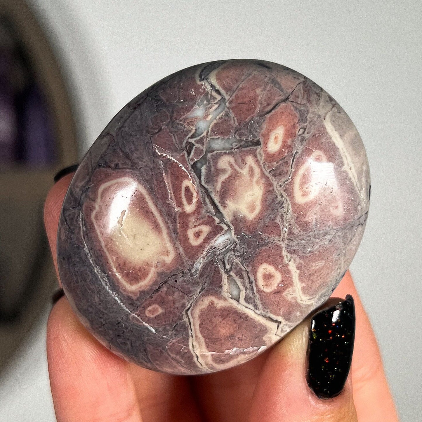 Porcelain Jasper Palm Stones
