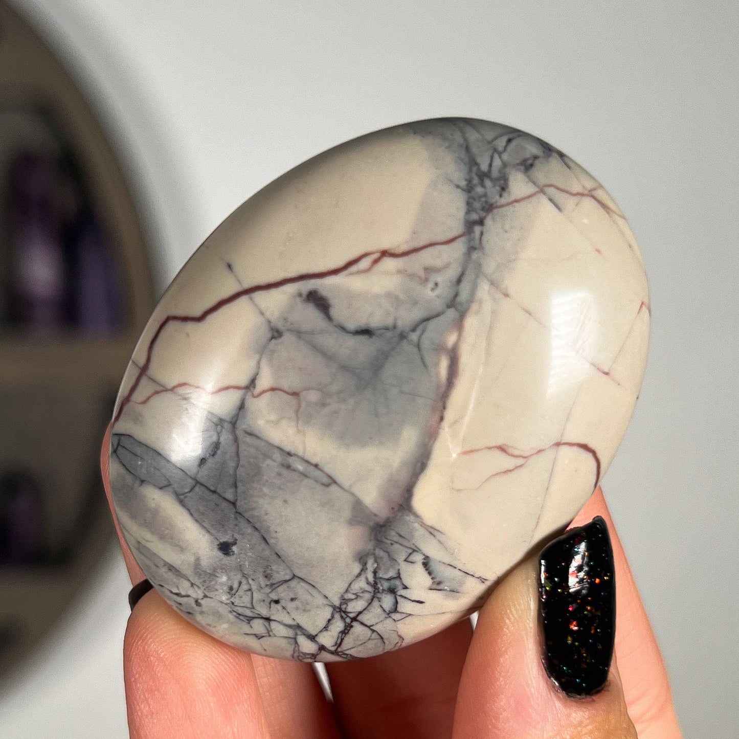 Porcelain Jasper Palm Stones