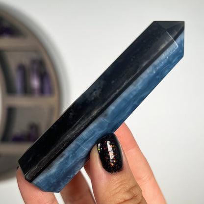 Blue Owyhee Opal Obelisk