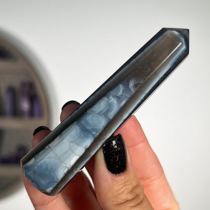 Blue Owyhee Opal Obelisk