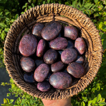 Ruby Corundum Pocket Stone