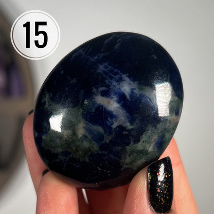 Sodalite Palm Stones