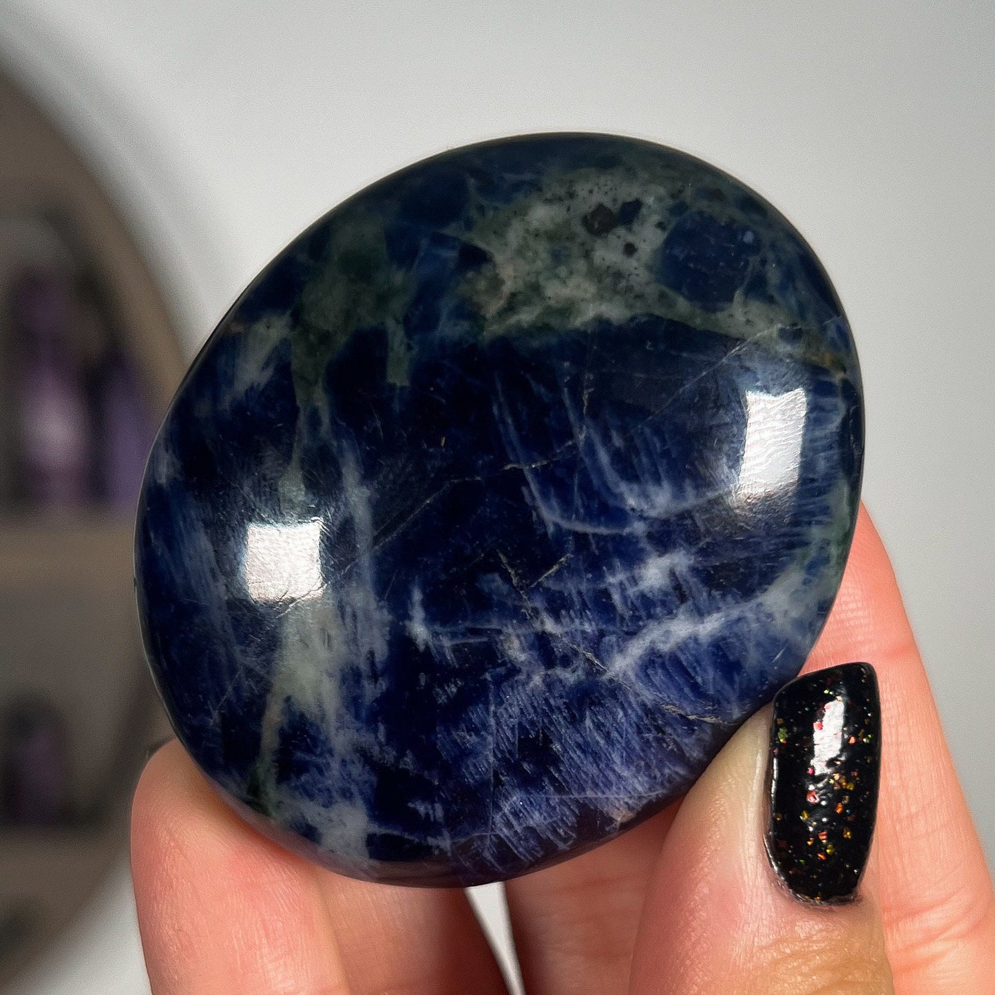 Sodalite Palm Stones