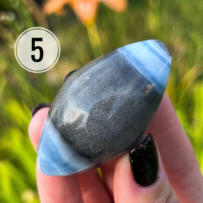 Blue Owyhee Opal Rice